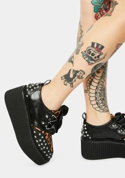 Charla Tedrick Wildchild Studded Leopard Platform Creepers -T.U.K. Sales Store 02t32ML4UhdbbIRHHJSaqWDoWYTvjBBM 24