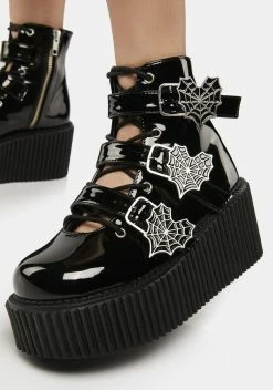 Demonia Patent Creeper-260 Web Creepers 11 Demonia Patent Creeper-260 Web Creepers -T.U.K. Sales Store 0DXBzyDkih58FAALwhrZcPjWikAzQYqT 24