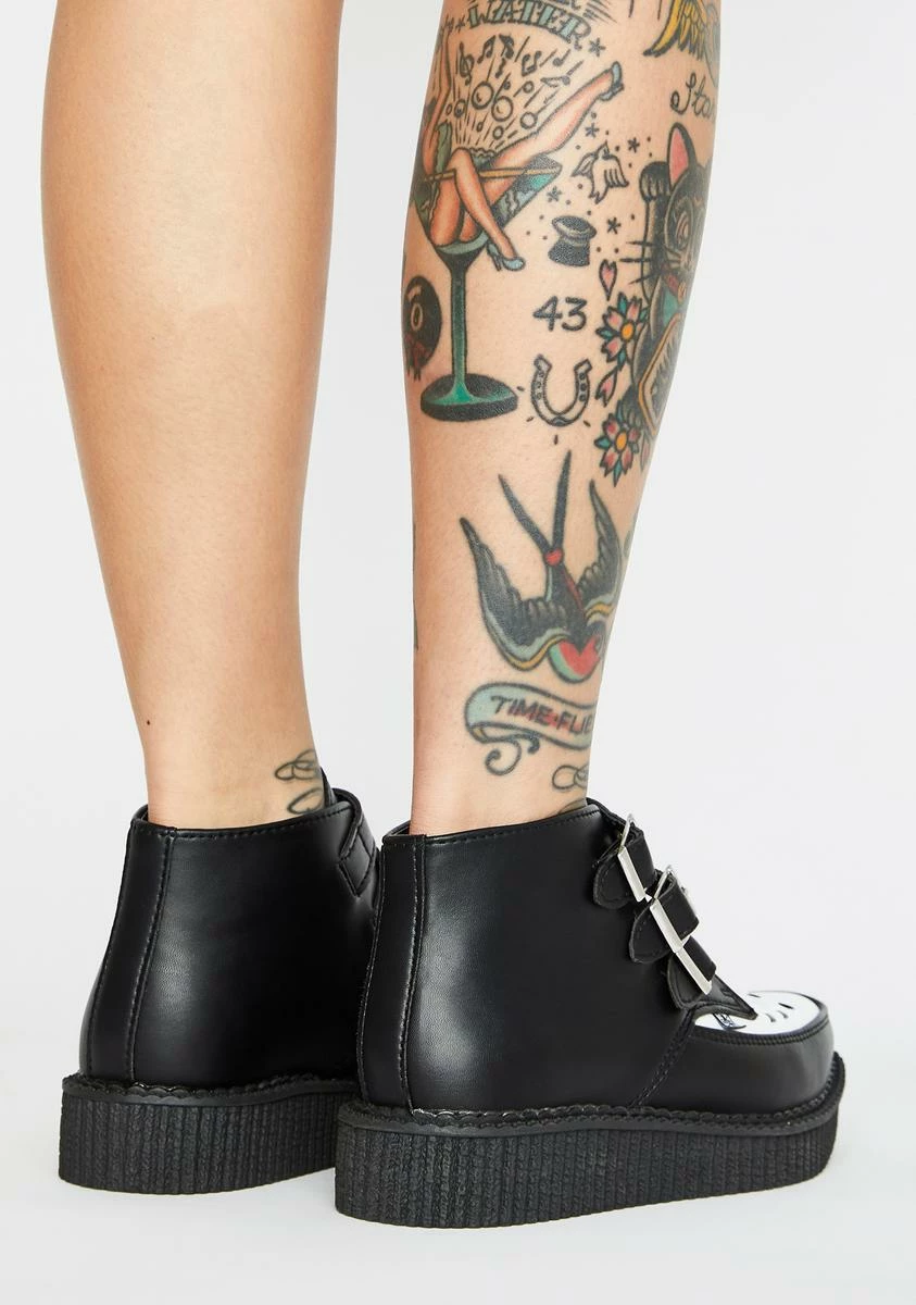 T.U.K. 3-Buckle Pointed Creeper Boots 6 T.U.K. 3-Buckle Pointed Creeper Boots - Image 4