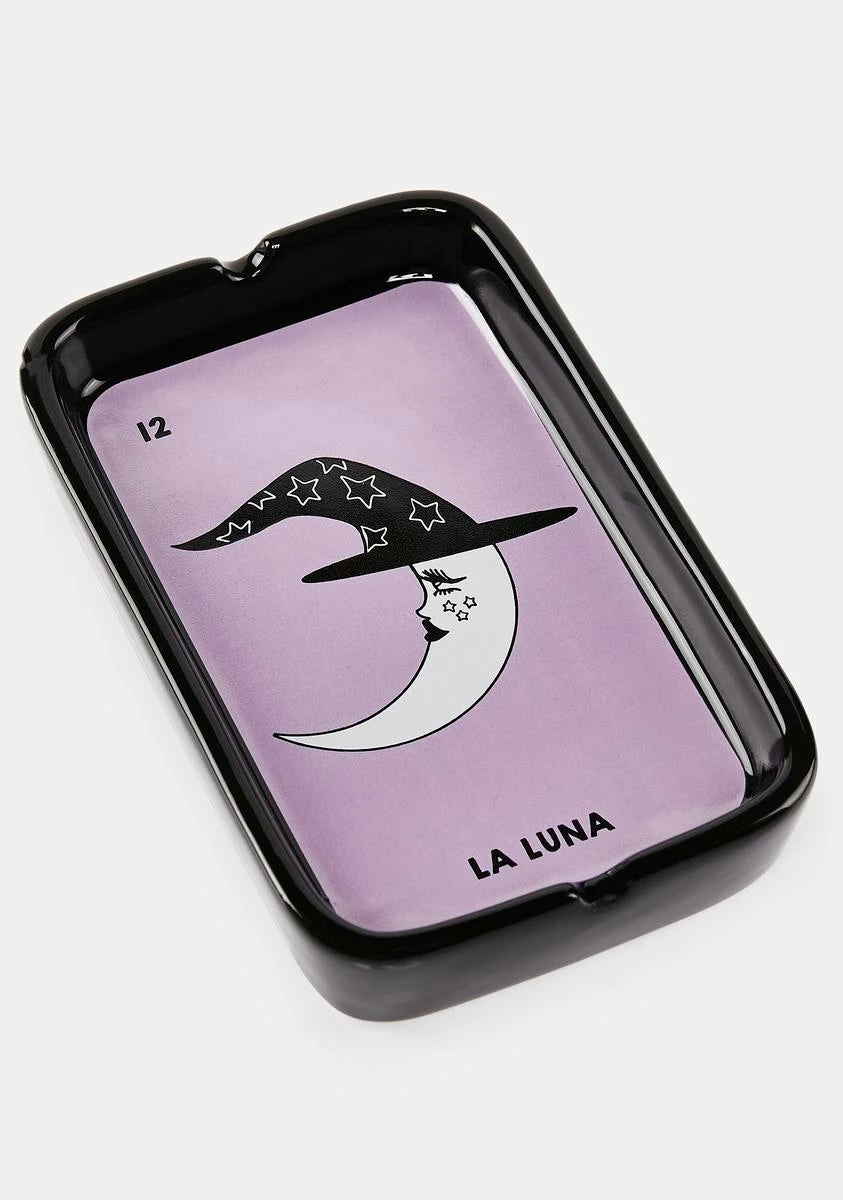 Valfre Spooky La Luna Ceramic Ash Tray 3 Valfre Spooky La Luna Ceramic Ash Tray