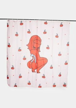 Valfre Lucy Cherry Bottom Shower Curtain
