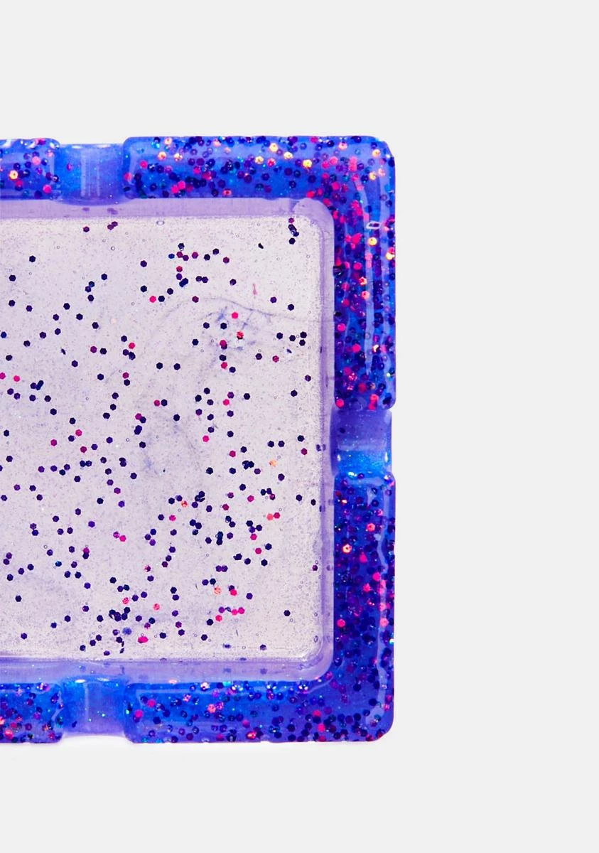 Golden Goddess Accessories Sunset Blue Spaced Out Square Ash Tray 4 Golden Goddess Accessories Sunset Blue Spaced Out Square Ash Tray - Image 2