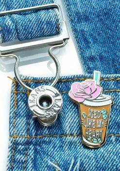 SugarLuxeShop Iced Like My Heart Pin