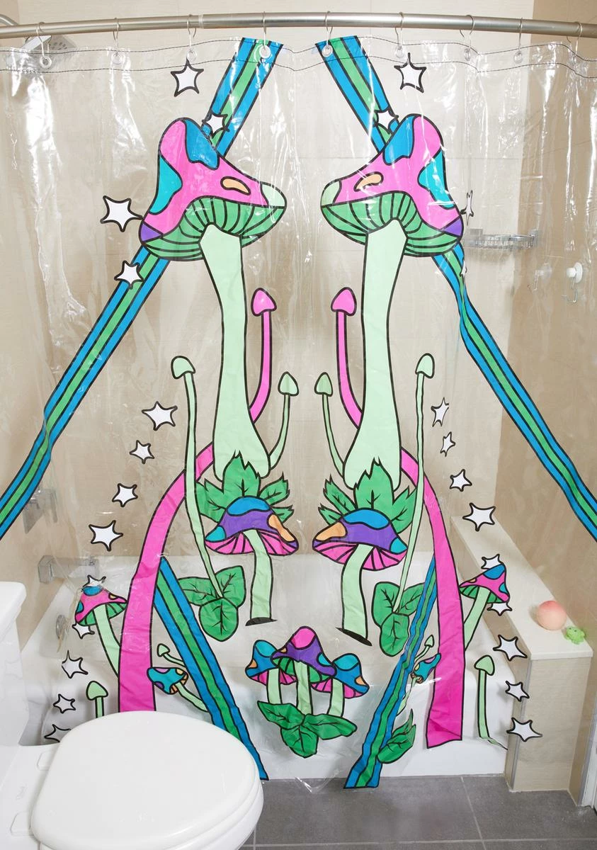 Dolls Home Trippy Persuasions Shower Curtain 5 Dolls Home Trippy Persuasions Shower Curtain - Image 3