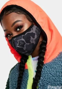 RIPNDIP Blackout Camo Ventilator Face Mask