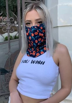 X_Fame Accessories Cherry With A Tang Scarf Mask