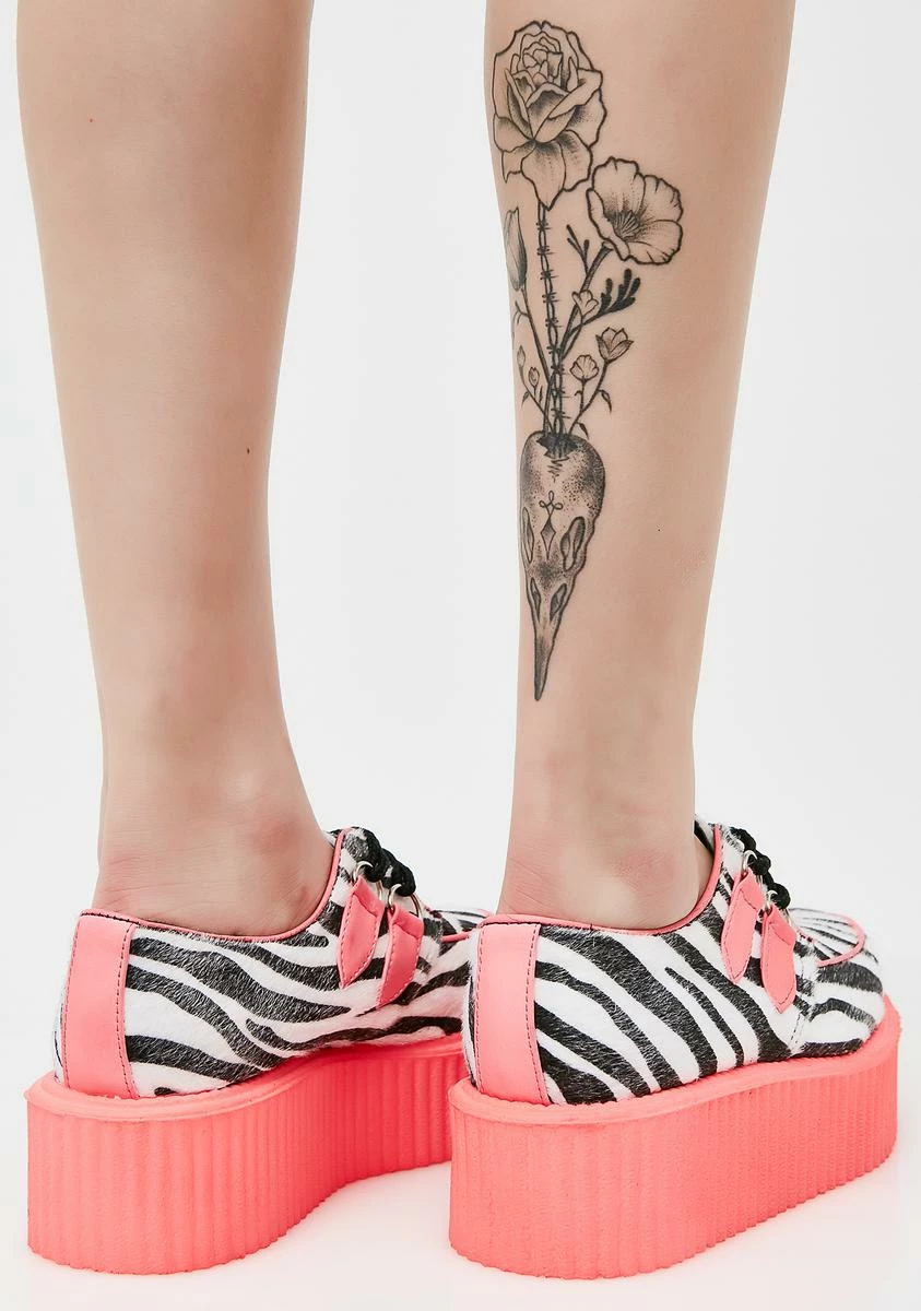 Demonia Wild Zebra Creepers 6 Demonia Wild Zebra Creepers - Image 4