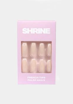 SHRINE Coffin French Tips Press On Nails