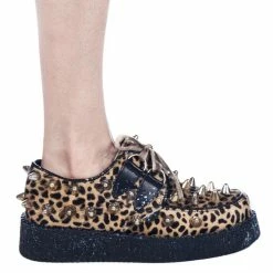 Bess NYC Leopard Creepers