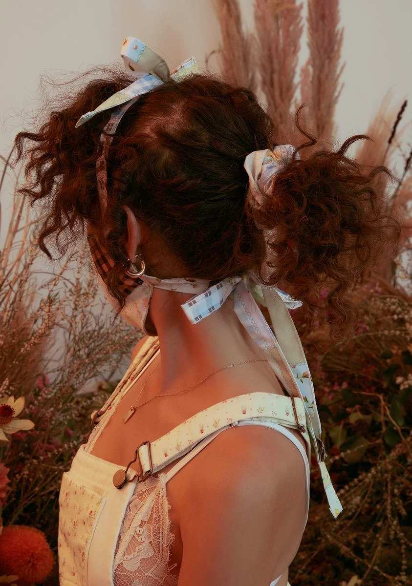 Dolls Kill X Holly Hobbie Stitched With Love Face Mask And Scrunchie Set 6 Dolls Kill X Holly Hobbie Stitched With Love Face Mask And Scrunchie Set - Image 4