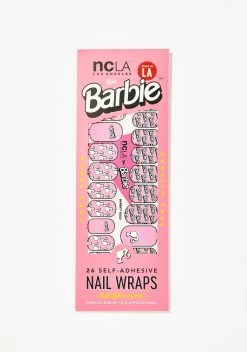 NCLA Barbie Bold Nail Wraps
