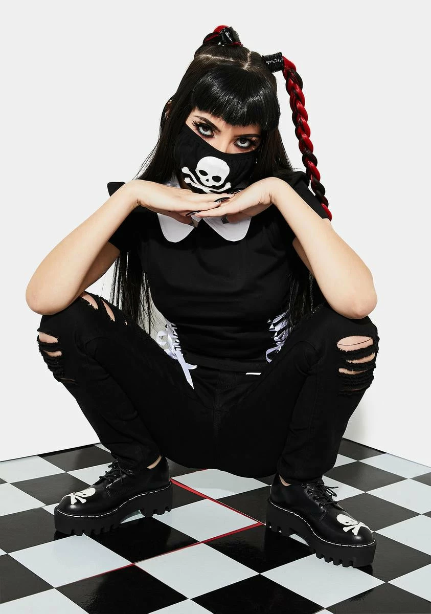 Current Mood Famous Last Words Face Mask 4 Current Mood Famous Last Words Face Mask - Image 2