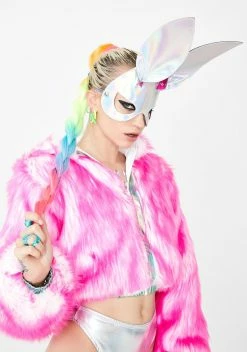 Funk Plus Cyber Bunny Holographic Mask -T.U.K. Sales Store 85ClrU5VCpXjCG7FDr43M4duaK3JOWGW 24