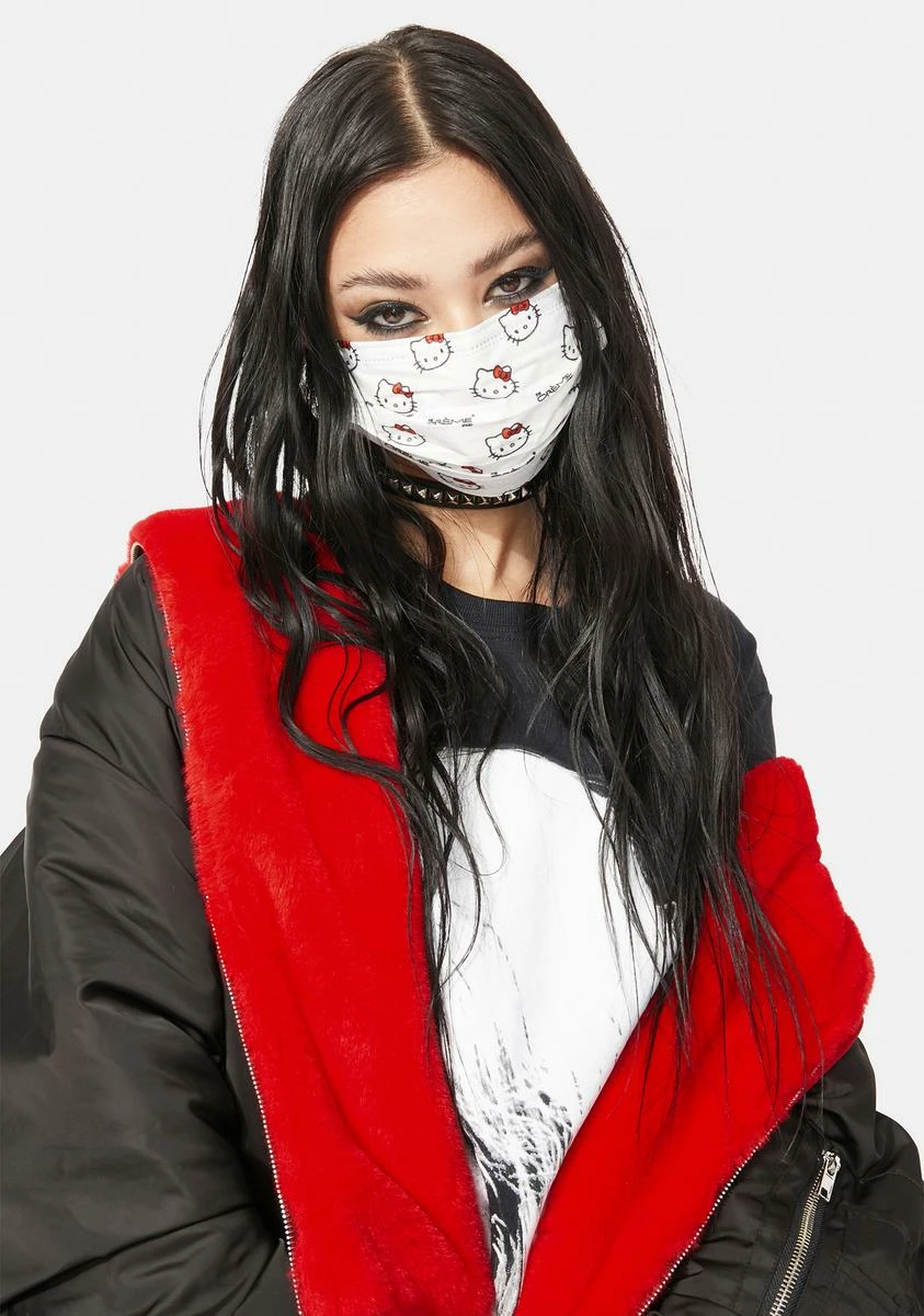 The Creme Shop X Hello Kitty 3-Ply Protective Face Mask 3 The Creme Shop X Hello Kitty 3-Ply Protective Face Mask