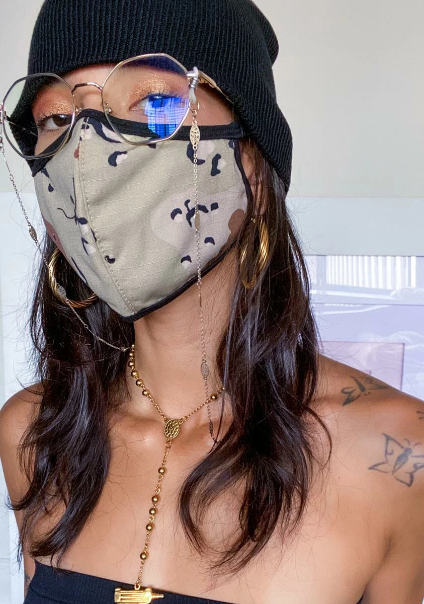 X_GJG Denim Camo Outta The House Protective Mask 4 X_GJG Denim Camo Outta The House Protective Mask - Image 2