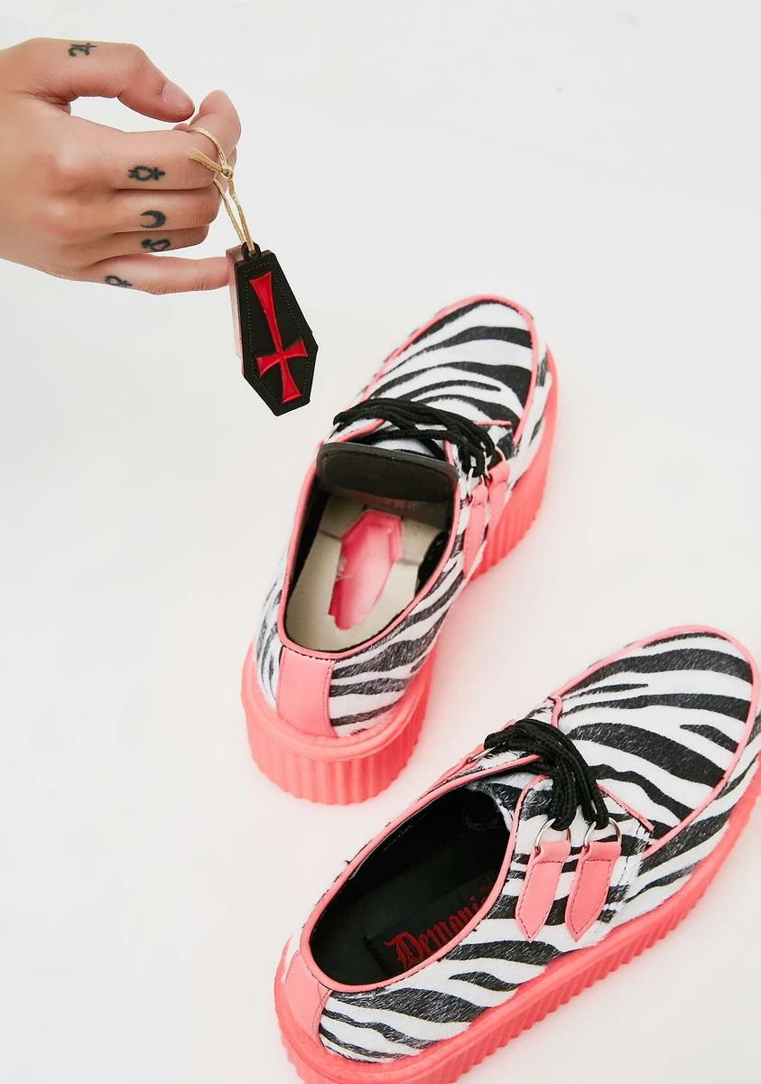 Demonia Wild Zebra Creepers 5 Demonia Wild Zebra Creepers - Image 3