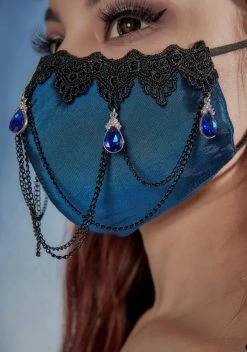 Widow Angel Awakening Taffeta Face Mask