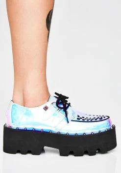 T.U.K. Ice Iridescent Dino Lug Sole Creeper -T.U.K. Sales Store A4jS2SFrYXDm4PYHSMmpSNbSNCU3ZxCL 24