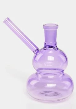 X_PTLHZ Violet Wonderland Glass Bong