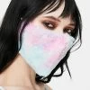 X_PTLHZ Pastel Cuddle Queen Fuzzy Face Mask