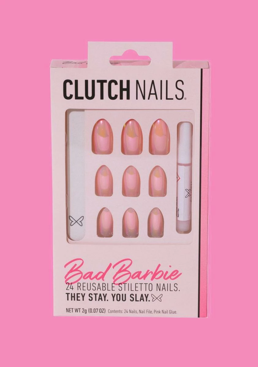 Clutch Nails Bad Barbie Stiletto Press On Nails 4 Clutch Nails Bad Barbie Stiletto Press On Nails - Image 2