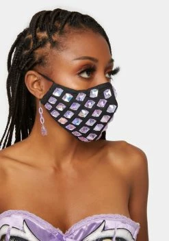 Neva Nude Darth Sparklious Chunky Jewel Face Mask