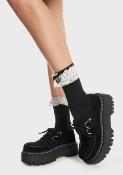 T.U.K. Black Suede Interlace Double Decker Creepers -T.U.K. Sales Store C0npdaFDdSJfRGVDOQslnM8T6OwTMYcx 24