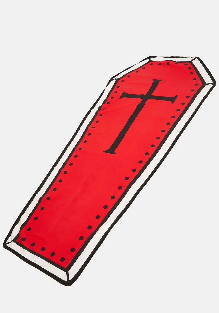 Too Fast Red Coffin Beach Towel 4 Too Fast Red Coffin Beach Towel - Image 2