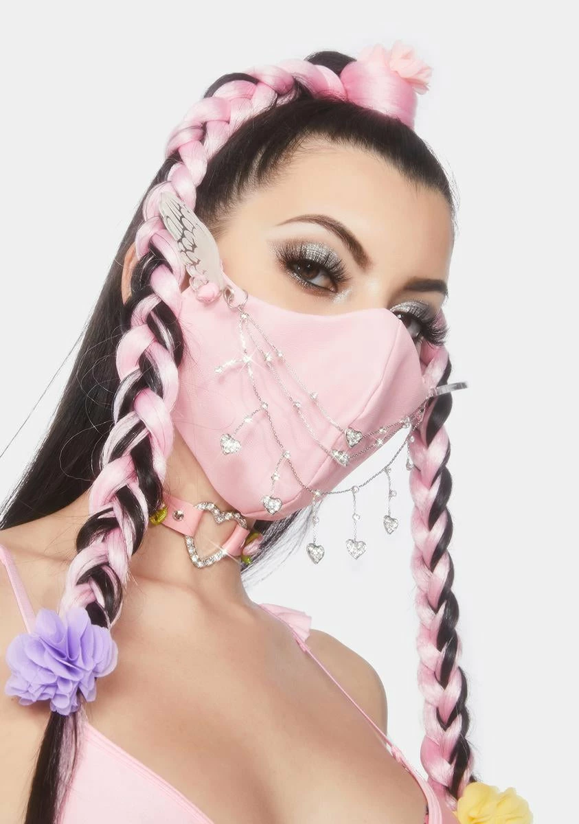 DEVIL666ISH Fallen Angel Rhinestone Mask 3 DEVIL666ISH Fallen Angel Rhinestone Mask