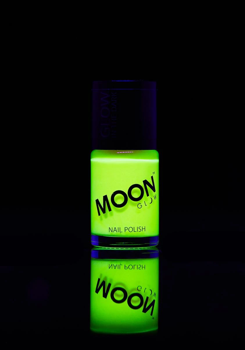 Moon Creations Yellow Glow In The Dark Nail Varnish 3 Moon Creations Yellow Glow In The Dark Nail Varnish
