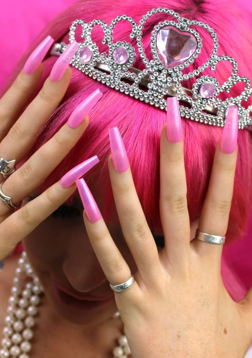 I SCREAM NAILS Pink Sapphire Nail Polish 5 I SCREAM NAILS Pink Sapphire Nail Polish - Image 3