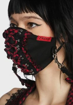 TRIPP NYC Red And Black Solid Face Cover 7 TRIPP NYC Red And Black Solid Face Cover -T.U.K. Sales Store DNcWAAZs4cPBqG2awDZfgX4zk3TpwH28 24