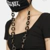 Jules Kae Acrylic Onyx Face Mask Holder Chain -T.U.K. Sales Store E26YozMsFpWF9i1w0ZuzdPm7SAsvueM6 24