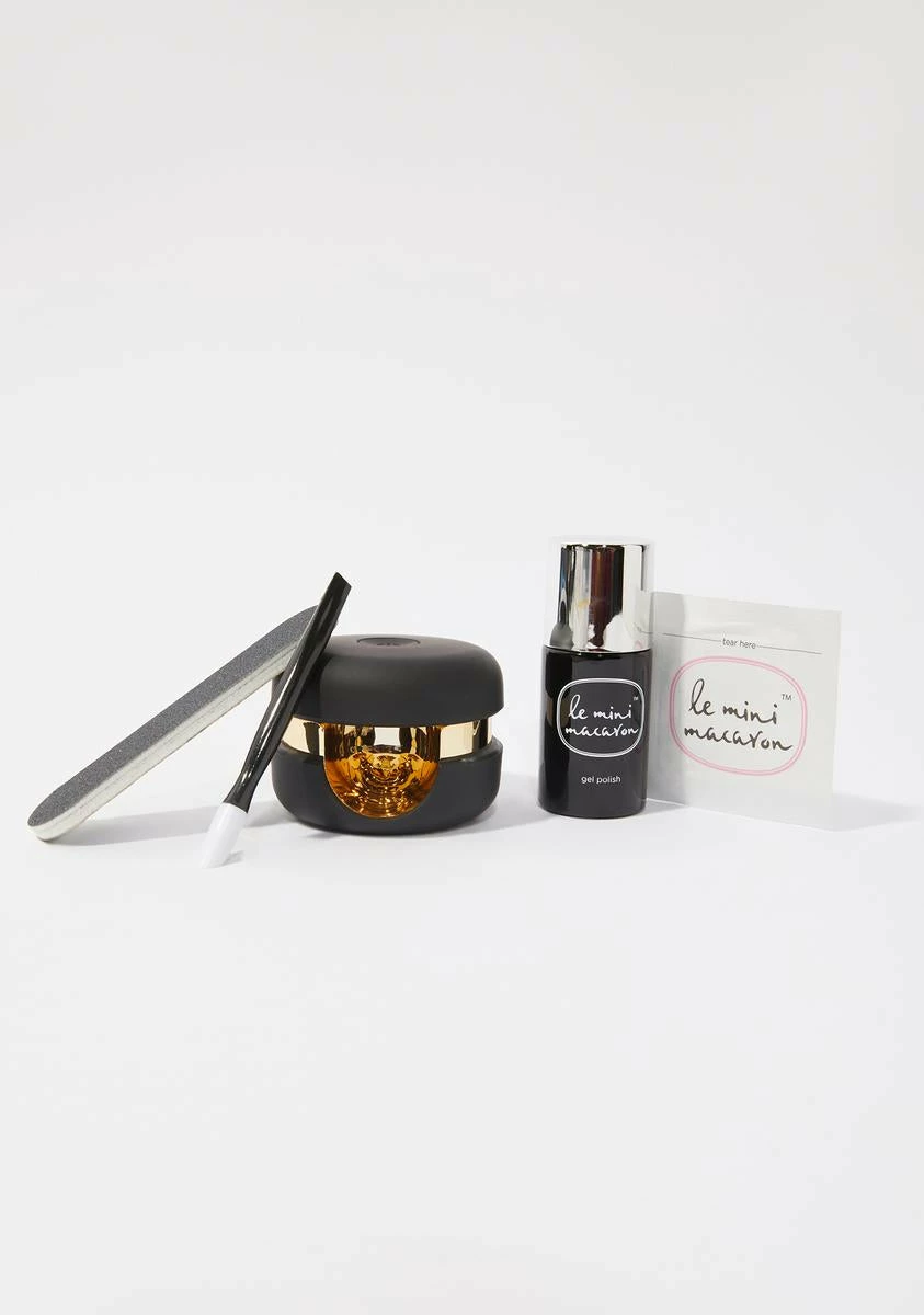Le Mini Macaron Licorice 1-Step Gel Manicure Kit 3 Le Mini Macaron Licorice 1-Step Gel Manicure Kit