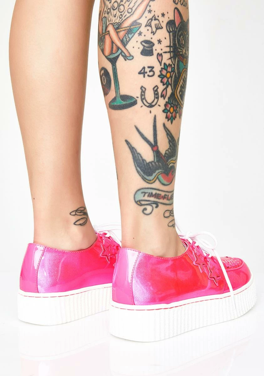 Strange Cvlt Krypt Pink Sparkle Kreepers 6 Strange Cvlt Krypt Pink Sparkle Kreepers - Image 4