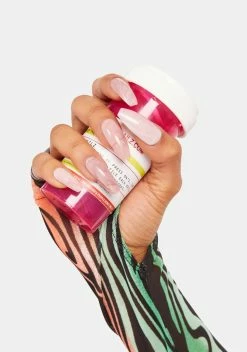 Fake Nailz Marble Bae Rose Press On Nailz