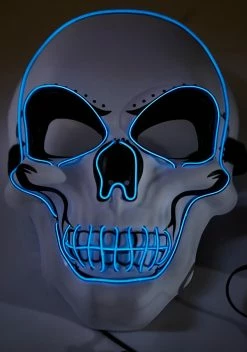 X_KBW Cobalt Night Frights Light Up Skull Mask