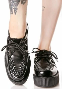 T.U.K. Black Leather Viva Mondo Creepers 12 T.U.K. Black Leather Viva Mondo Creepers -T.U.K. Sales Store GQBZS1TzDZSfMZRkTVGdxDwTLhzQUOeX 24