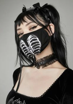 Widow Hateful Bones Face Mask