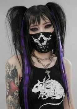 Widow Living Dead Skeleton Face Mask