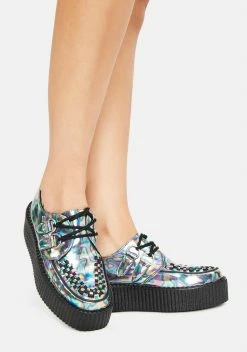 T.U.K. Metallic Platform Creepers