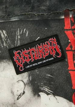 Disturbia Metal Logo Patch