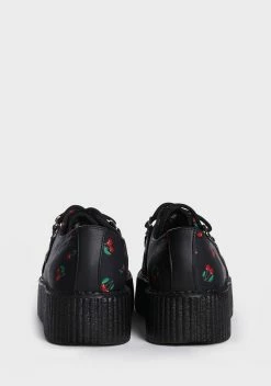 T.U.K. Black Cherry Print D-Ring Interlace Mondo Creepers -T.U.K. Sales Store ITx3oEs6aPc9T5OPjCRg0pxIgBXACWZw 24