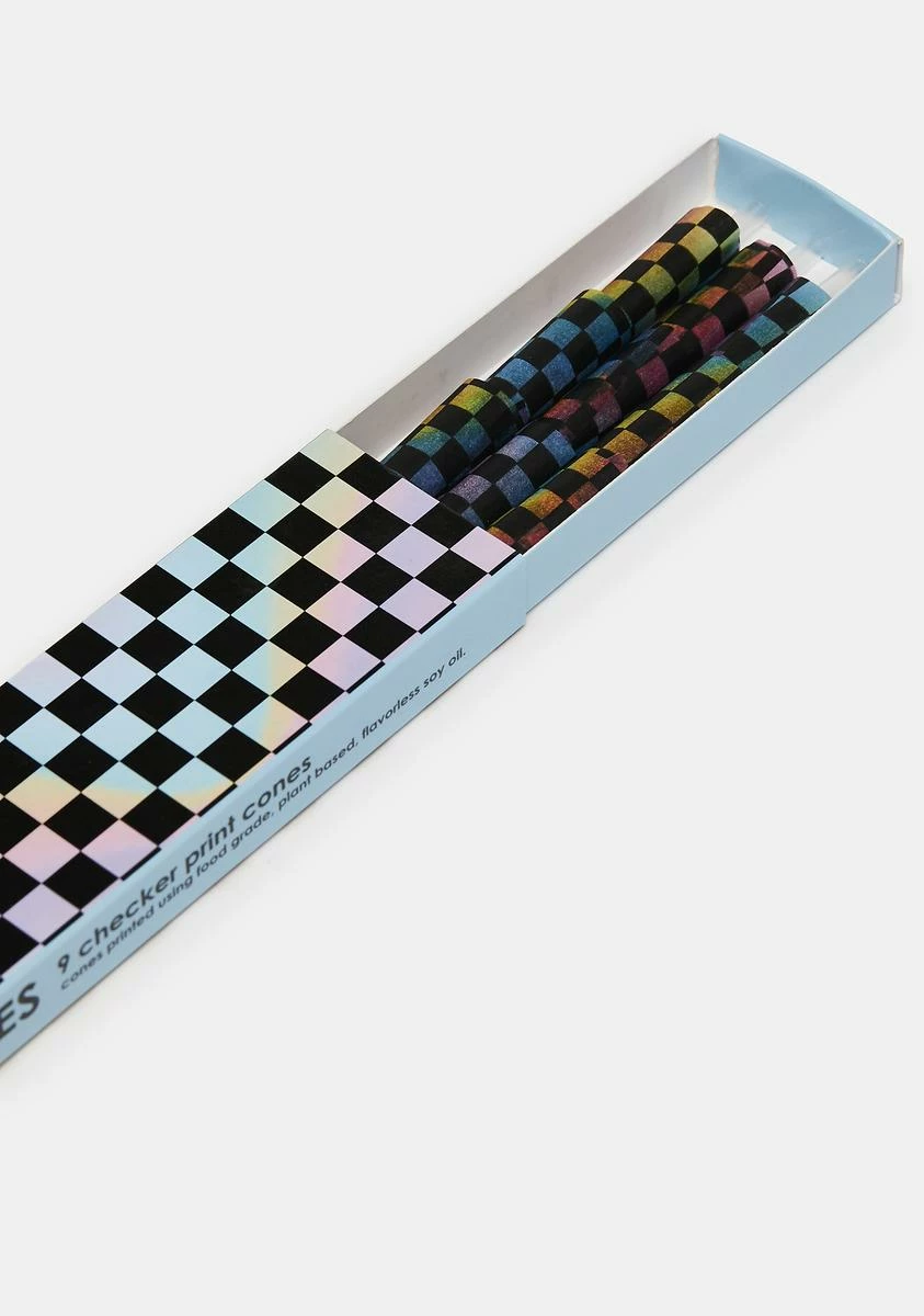 A Shop Of Things Checkered Cones 6 A Shop Of Things Checkered Cones - Image 4