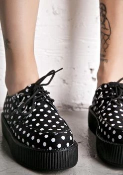 T.U.K. Polka Dot Mondo Creepers -T.U.K. Sales Store IqpswT4hlED2iSkg7chcwsZEtriuqbdR 24