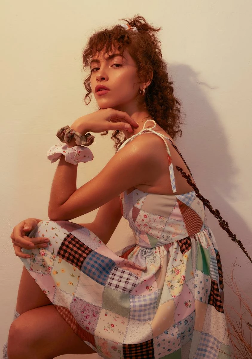 Dolls Kill X Holly Hobbie Stitched With Love Face Mask And Scrunchie Set 4 Dolls Kill X Holly Hobbie Stitched With Love Face Mask And Scrunchie Set - Image 2