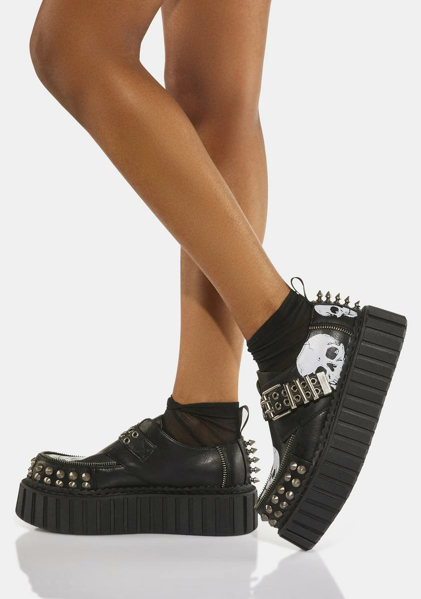 Lamoda Reincarnation Studded Creepers 3 Lamoda Reincarnation Studded Creepers