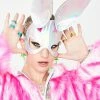 Funk Plus Cyber Bunny Holographic Mask