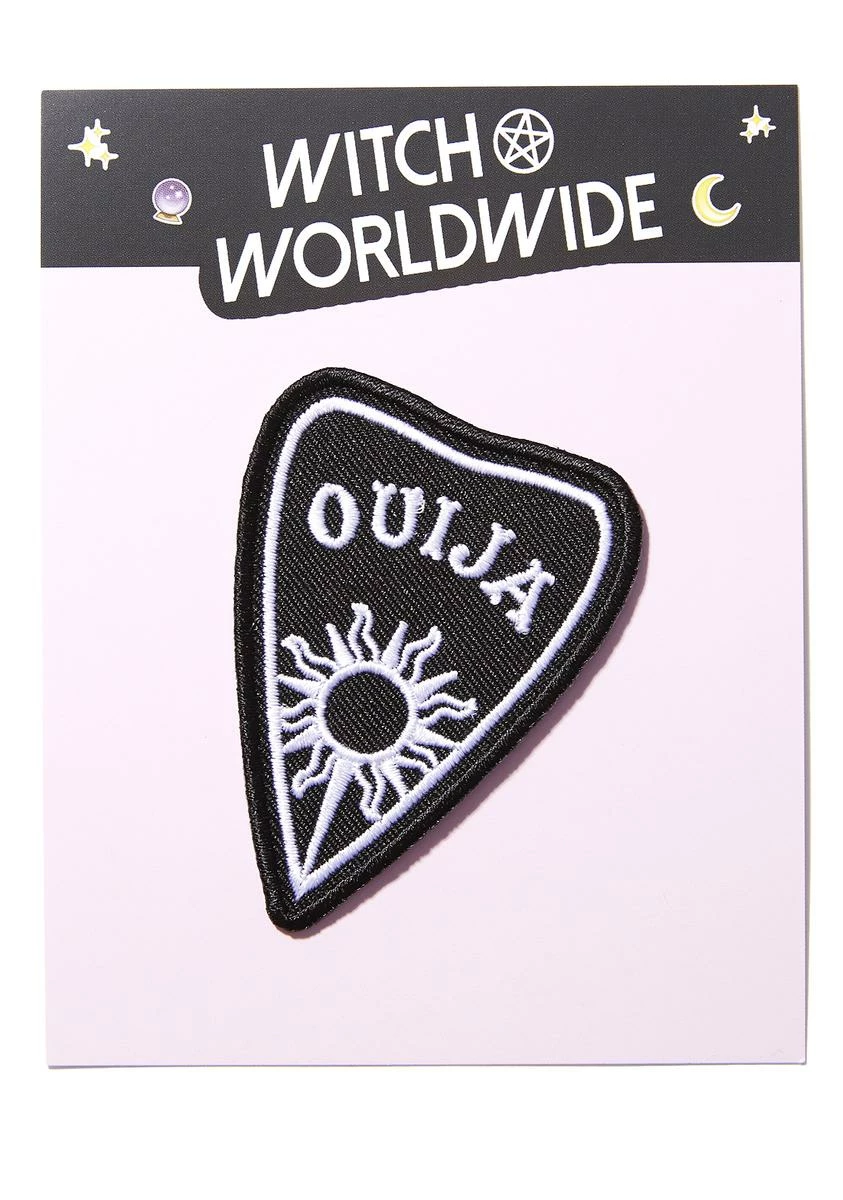 Witch Worldwide Ouija Planchette Iron-On Patch 5 Witch Worldwide Ouija Planchette Iron-On Patch - Image 3