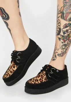 T.U.K. Leopard Viva II Low Creepers